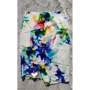 Portmans Cotton Asymmetrical Tie Dye Skirt Size S